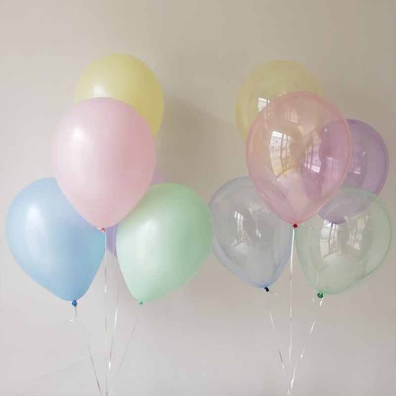 latex clear balloons
