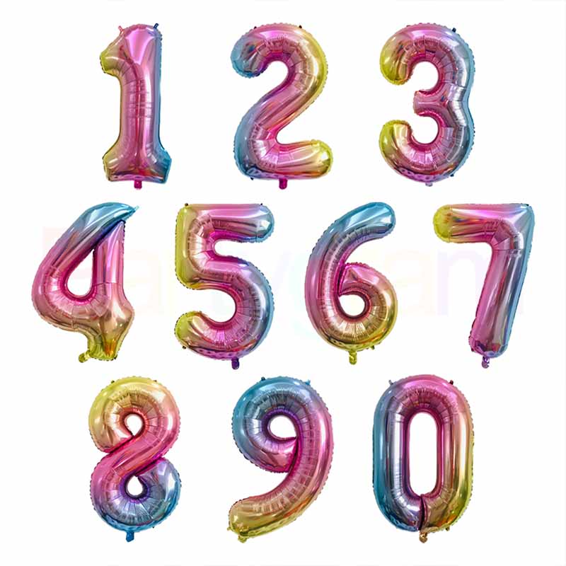 mylar numbers balloons maker