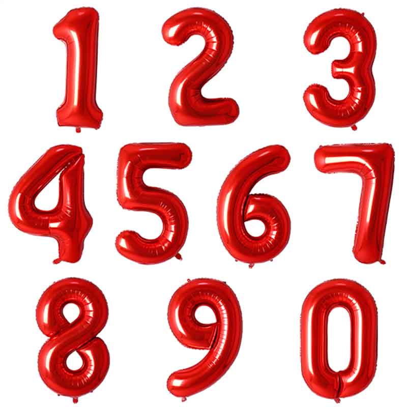 foil mylar number balloons suppliers
