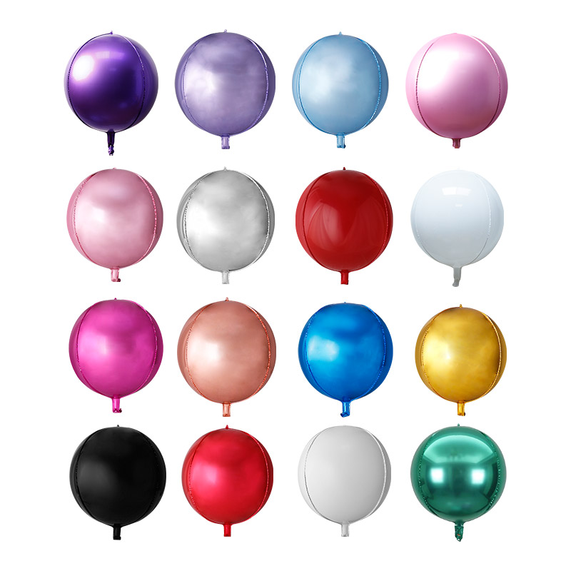 4D round mylar balloons inc