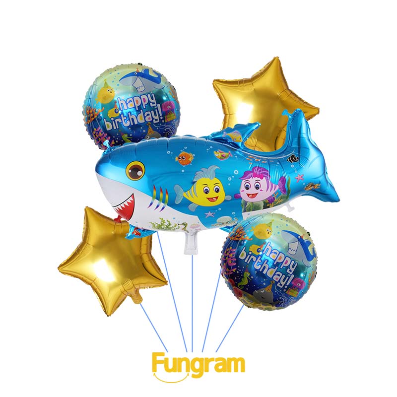 Birthday foil set balloon manufacturing