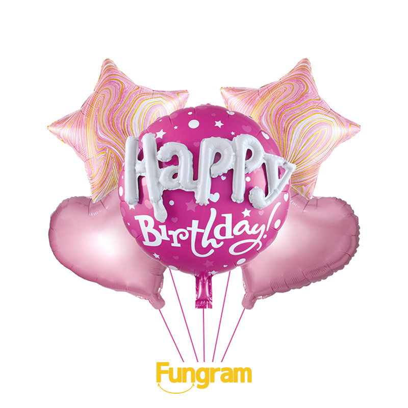 Birthday foil set balloons bulks