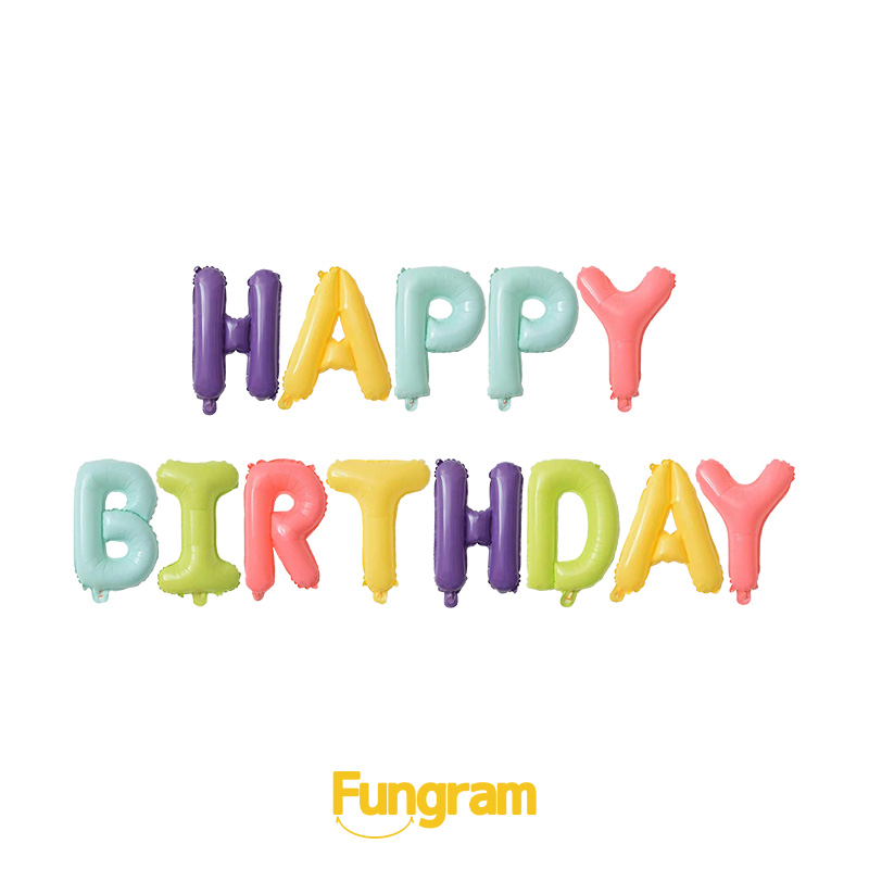 Happy Birthday Letter Balloons Exporter