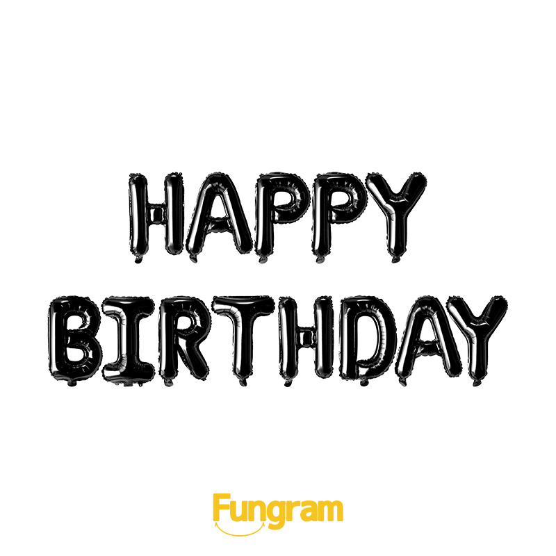 Happy Birthday Letter Foil ballons Inc