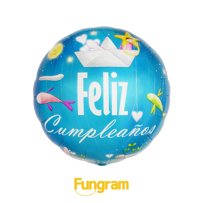 Spanish Cumpleaños Foil Balloon Supplier