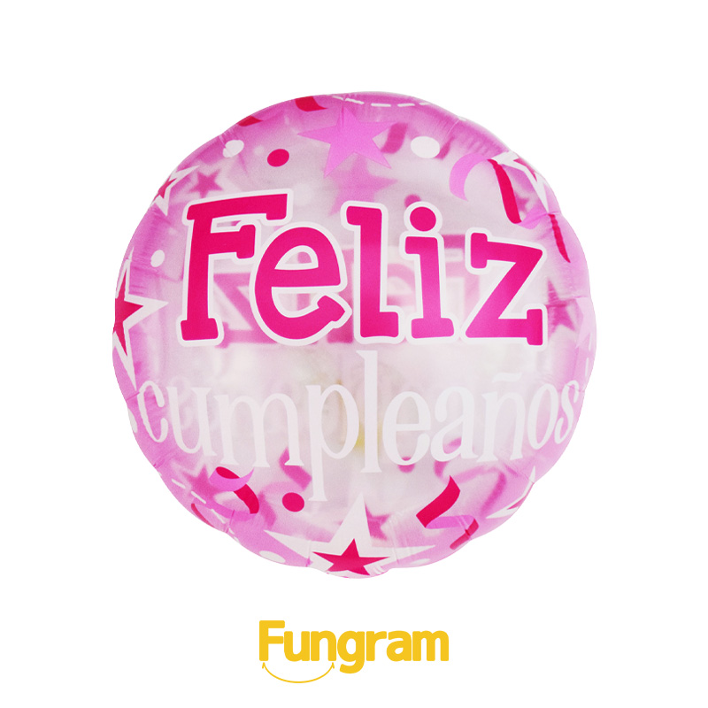 Spanish Printing Birthday Balloon Supplier