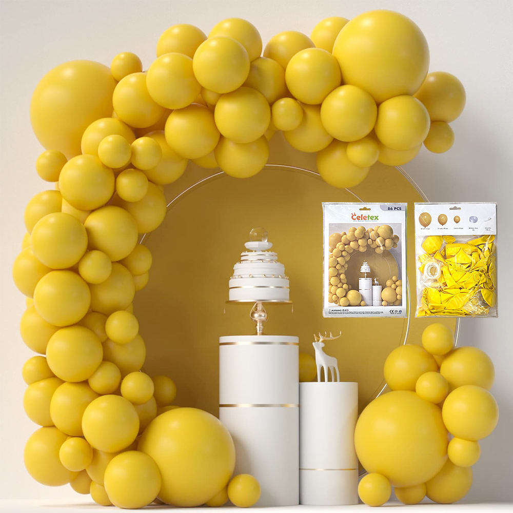 Yellow Balloon Arch Kit