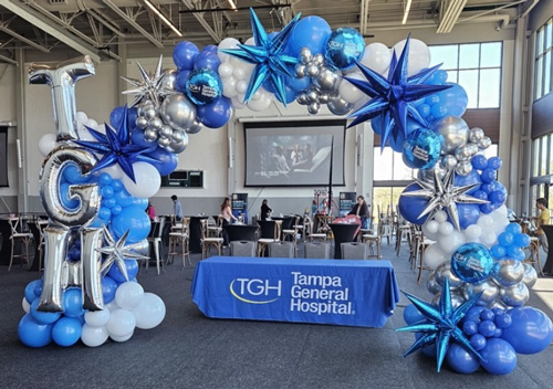 Corporate event decoration