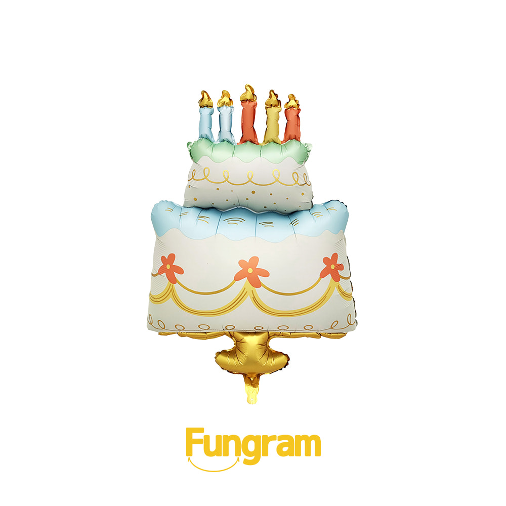 Birthday Cake Foil Balloon